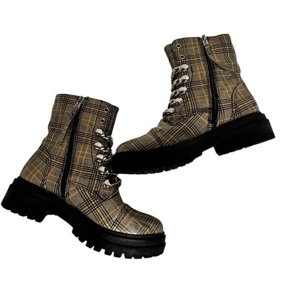 Circus by Sam Edelman Women's Gili Fashion Boot, Yellow Multi Zip Up Size 6.5 - Picture 8 of 12